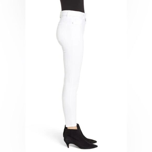 DL1961 Farrow High-Rise Skinny White Jean in Porcelain, Size 26 - Picture 3 of 11